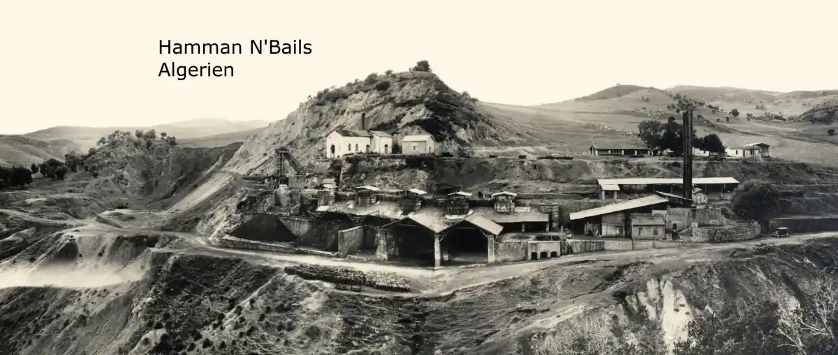 Site minier de Hamman N’Bails en Algérie