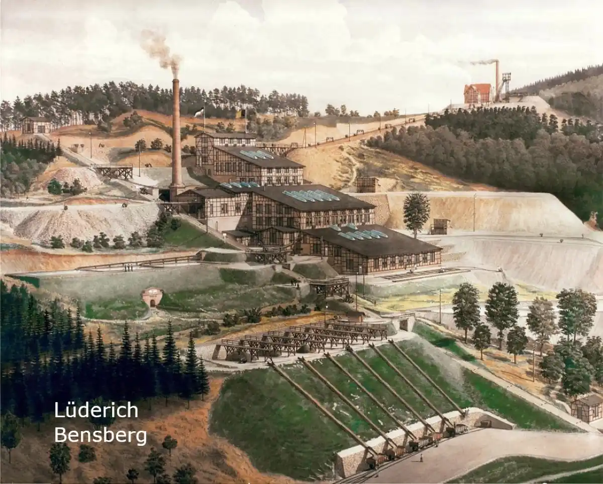 Site minier de Lüderich à Bensberg, en Allemagne